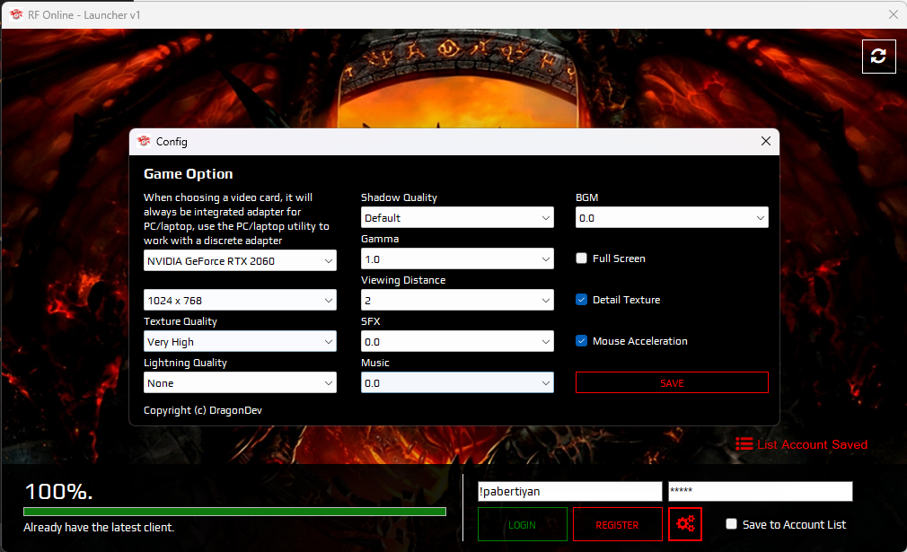 Jasa Build RF Online Private Server Indonesia | DragonDev